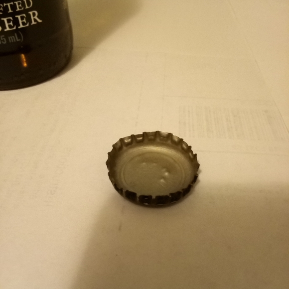 Virgil's Handcrafted Root Beer 9" Brown Glass Empty Bottle with Cap - Picture 9 of 16